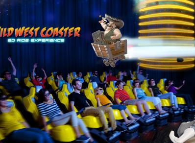 Interior of Wild West Theatre crowd